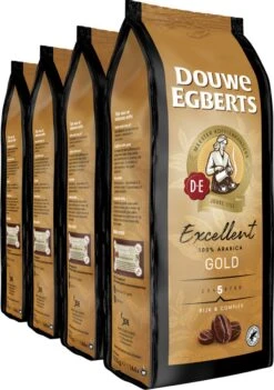 Douwe Egberts Excellent Gold Koffiebonen - 5/9 Intensiteit - 4 X 1kg -Koffie Series Winkel 844x1200