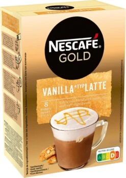 Nescafé Gold Latte Vanille Oploskoffie - 6 Doosjes à 8 Zakjes -Koffie Series Winkel 854x1200 2