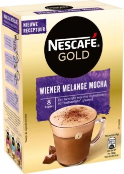 Nescafé Gold Wiener Melange Mocha Oploskoffie - 6 Doosjes à 8 Zakjes -Koffie Series Winkel 856x1200 1