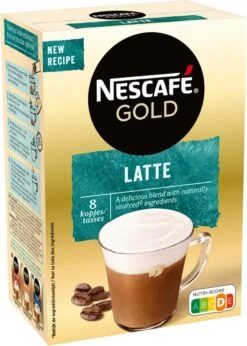 Nescafé Gold Latte Macchiato Oploskoffie - 6 Doosjes à 8 Zakjes -Koffie Series Winkel 856x1200 2