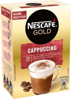 Nescafé Gold Cappuccino Oploskoffie - Ongezoet - 6 Doosjes à 10 Zakjes -Koffie Series Winkel 857x1200 3