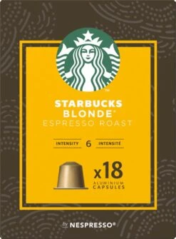 Starbucks By Nespresso Capsules Blonde Espresso Roast - 7 Doosjes à 18 Koffiecups -Koffie Series Winkel 884x1200 1