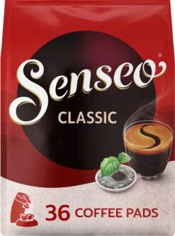 Senseo Classic Koffiepads - 5/9 Intensiteit - 10 X 36 Pads -Koffie Series Winkel 889x1200
