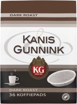 Kanis & Gunnink Dark Roast Koffiepads - 10 X 36 Pads -Koffie Series Winkel 894x1200 1