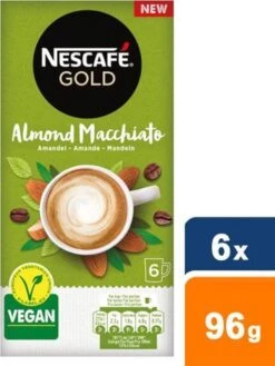 Nescafé Gold Almond Macchiato Oploskoffie - 6 Doosjes à 6 Zakjes -Koffie Series Winkel 900x1200 2