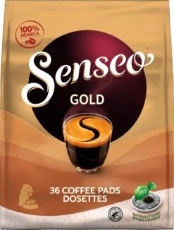 Senseo Gold Koffiepads - 5/9 Intensiteit - 10 X 36 Pads -Koffie Series Winkel 910x1200