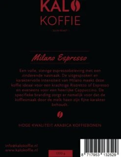 Kalo Koffie - 100% Arabica Koffiebonen - Milano Espresso - 1kg - Exclusieve Koffie -Koffie Series Winkel 921x1200