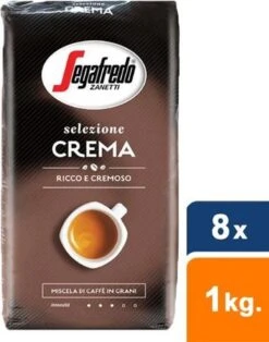 Segafredo Selezione Crema Koffiebonen - 8 X 1 Kg -Koffie Series Winkel 943x1200