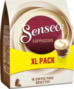 Senseo Cappuccino Koffiepads - 2/9 Intensiteit - 4 X 16 Pads - Voordeelverpakking 16 Senseo Cappuccino Koffiepads - 2/9 Intensiteit - 4 X 16 Pads - Voordeelverpakking -Koffie Series Winkel 990x1200 3